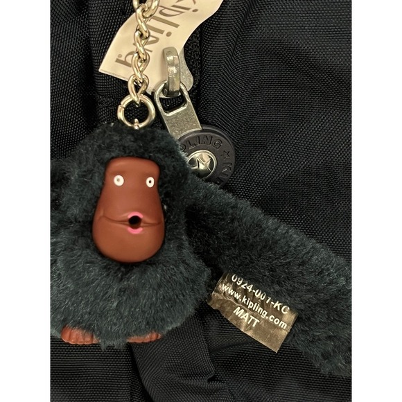 Kipling Challenger Backpack Dark Blue Small Travel Monkey Charm MSRP‎ $109 NEW main image 5